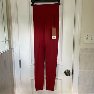 Girlfriend Collective XS Compressive High-Rise Leggings 28.5” in Ember